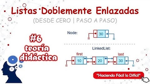 Listas Doblemente Enlazadas 1/5 - Teoría | Estructuras de Datos
