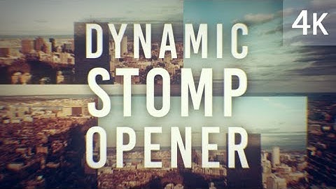 After Effects Template: Dynamic Stomp Opener