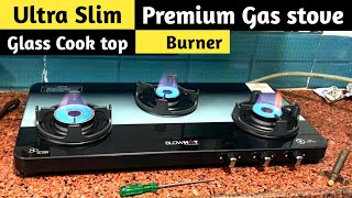 Review of the Blowhot 3 Burner Gas Stove: Is it most stylish and premium Burner Gas stove