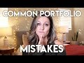 ART ADVICE: COMMON PORTFOLIO MISTAKES