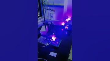 Laser show in lab 👨‍🔬, IISER Pune #phd #phdlife #research #laser #iiser #iit #gate #net #csirnet