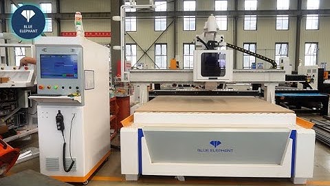 Blue Elephant  ELECNC2128 2100*2800mm CNC nesting machine test video for Hassan