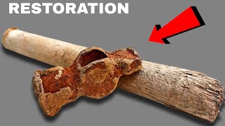 Rusty Hammer Restoration | old rusting hammer restoration