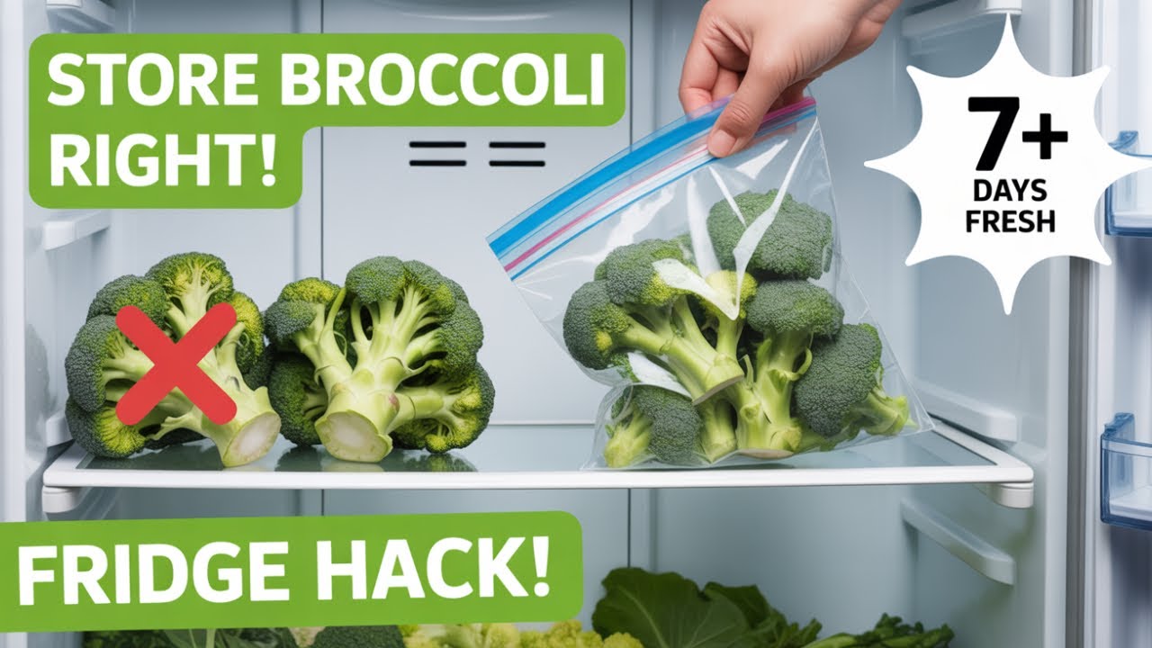 Best Way To Store Broccoli In The Fridge