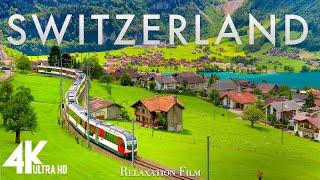 Switzerland 4K - Scenic Relaxation Film With Calming Music - Nature 4K Video UltraHD