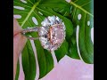 5ct Cushion Cut Pink Sapphire Engagement Ring