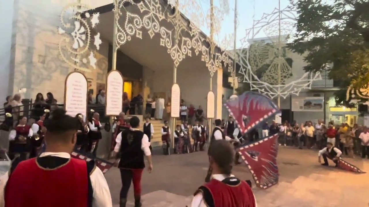 PALESE (BA) San michele 2025 - Sbandieratori e musici di LUCERA