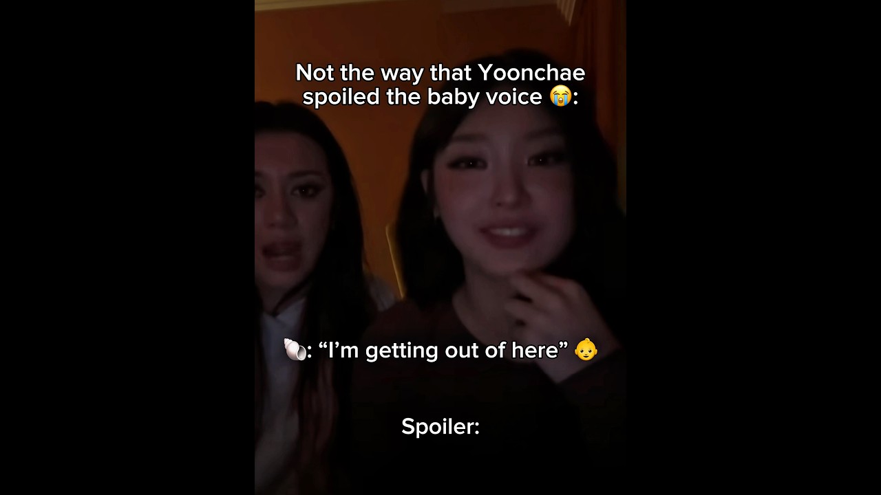Not the way she did the baby voice 😭 || #katseye