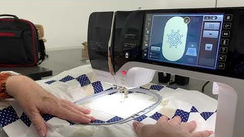 Bernina 790 Pinpoint Feature with Jane