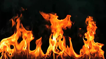 Fire background without sound