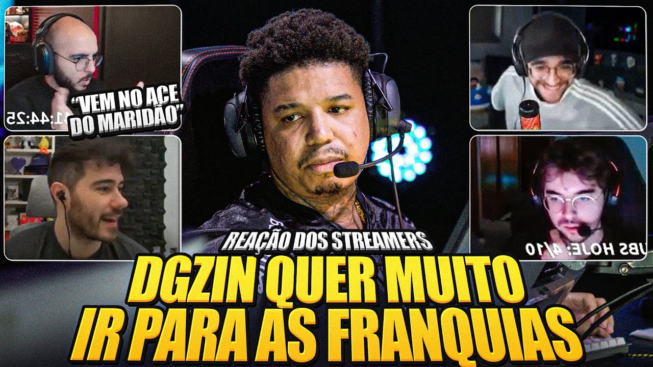 DGZIN MOSTROU QUE MERECE DEMAIS ESTAR NAS FRANQUIAS! REAÇÃO dos STREAMERS A SOLID vs WINTHROP