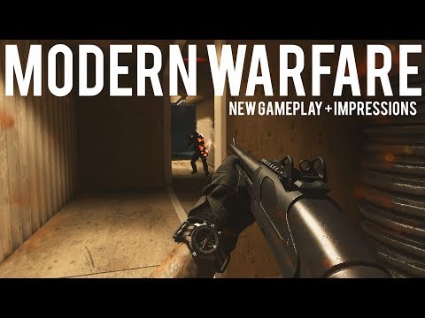 Modern Warfare NEW Gameplay + Hands on Impressions