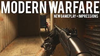 Modern Warfare NEW Gameplay + Hands on Impressions