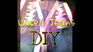Samaria Leah Laced Jeans DIY