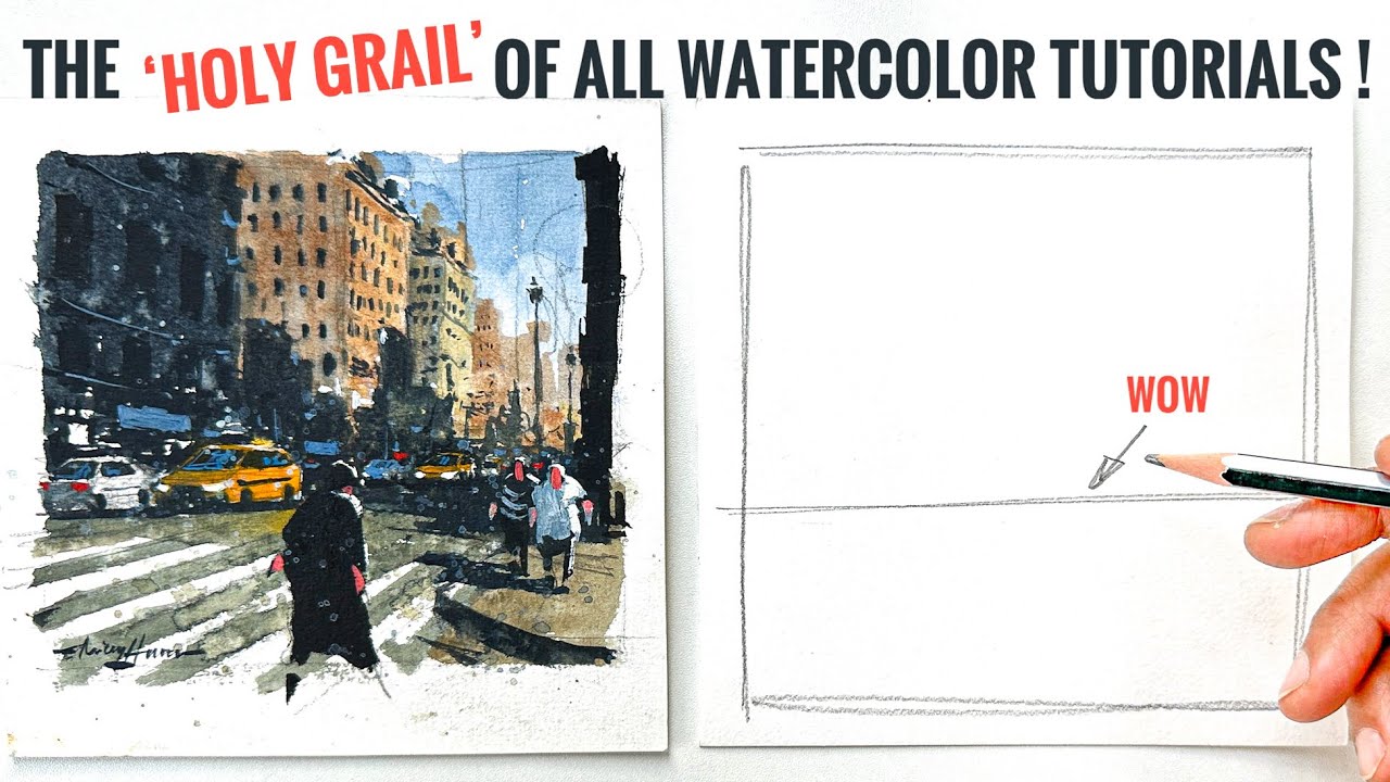 Watercolor Painting Tutorial | From Beginner To Pro in Just One Video ...