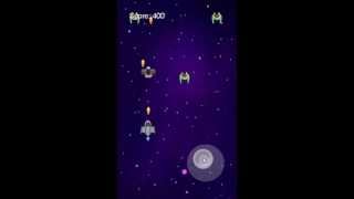 Android space shooter test screenshot 1