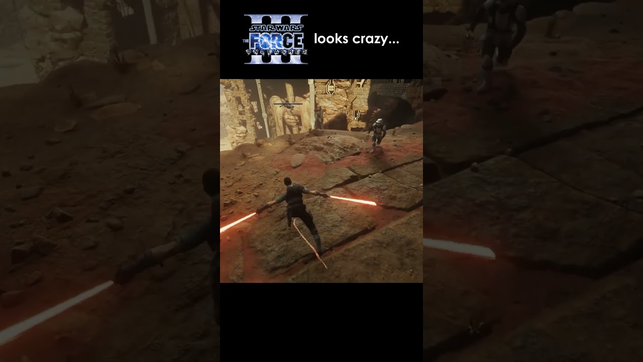 The Force Unleashed 3 looks crazzzy bro...