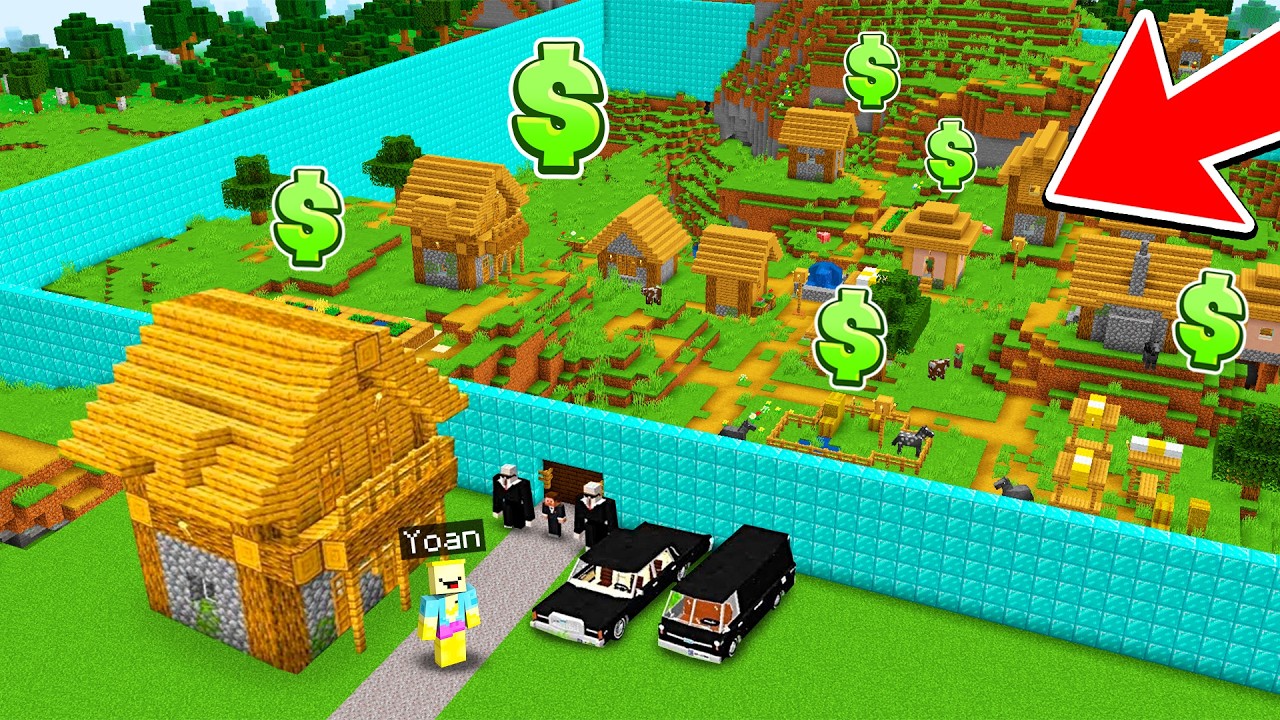 J'ai INFILTRÉ ce Village de RICHE sur Minecraft !