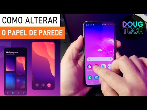 Galaxy S10e / Como alterar o Papel de Parede (Imagem de Fundo)