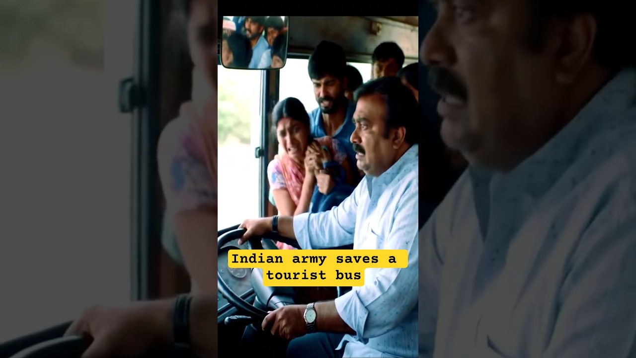 “Indian Army Saves Tourist Bus from Flooded Bridge. AI Rescue Story 