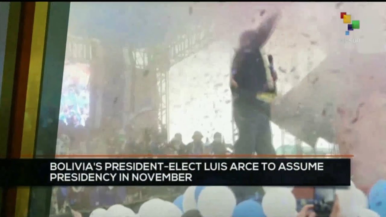 Bolivia’s president elect to assume presidency in November