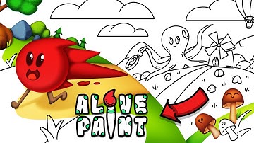 Making A Coloring Book That Animates Itself (Alive Paint Devlog)