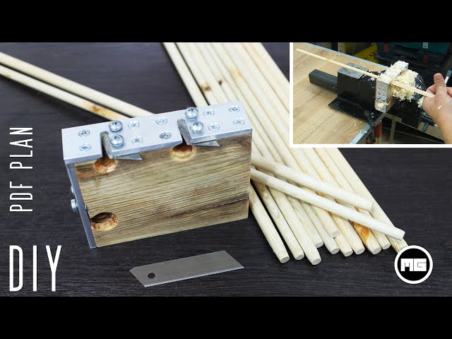 DIY Dowel Making Jig - Make Multi Size Wood Dowels Using Planer