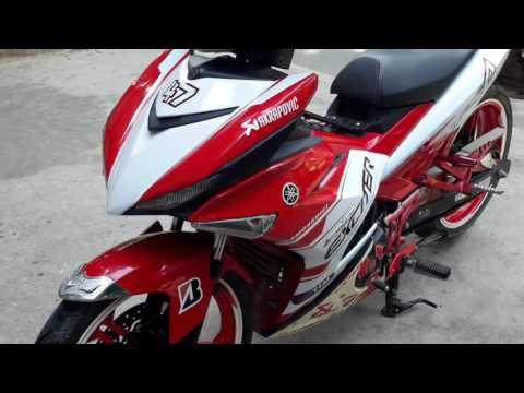 Dán tem trùm và Ốp mâm sơn Airbrush Exciter 150 - Đt: 0909503025