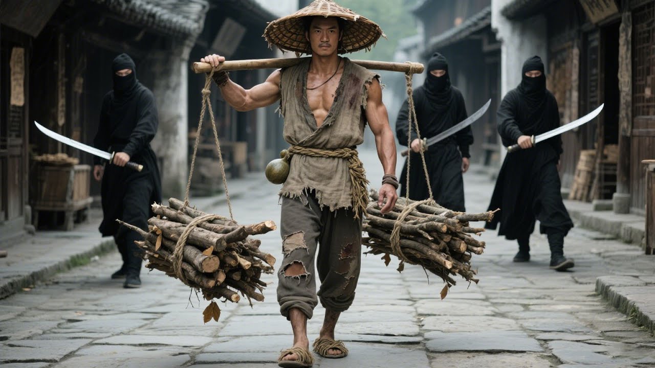 功夫電影！挑柴漢竟是隱藏的絕世功夫高手！ 💥 #中国电视剧 #KungFu #Martial Arts Movies - YouTube