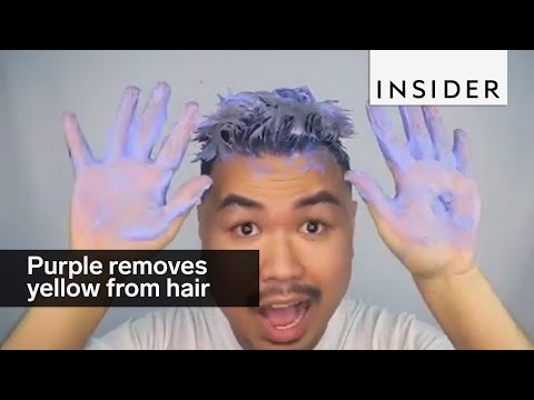 Video: Teekö fanola hiukseni violetiksi?