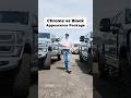 Chrome vs Black: Which Truck Package Are You Going With? #shorts