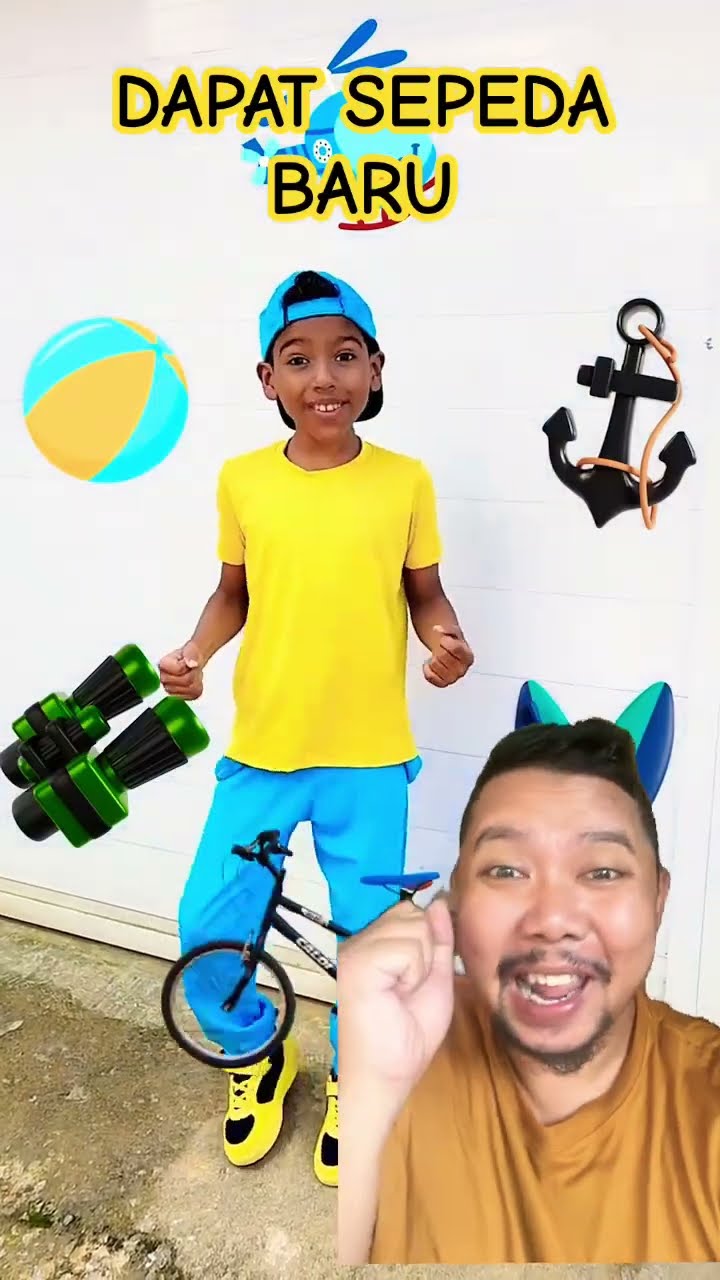 DAPAT SEPEDA BARU ADEK!!!?? #trending #comedy #humor #youtubeshorts #shorts