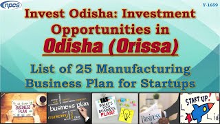 Investment Opportunities in Odisha (Orissa).
