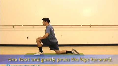 BruinStretch - Static Lunge Kneeling, UCLA