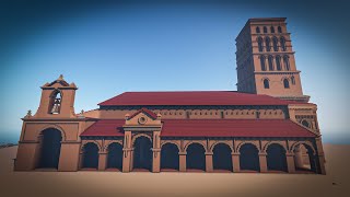 León en Minecraft: Iglesia de San Lorenzo, Sahagún.