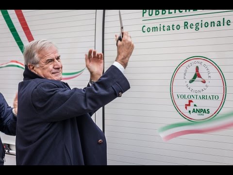 Anpas Liguria - Inaugurazione nuovi mezzi di Protezione Civile