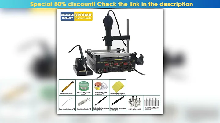 100 Original GORDAK 863 3 in 1 Welding Station Hot Air Rework Station Preheating Station For