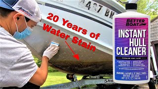 Clean your Boat Hull in just 2 Minutes Instant Hull Cleaner