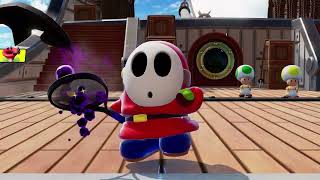 Mario Tennis Fever: Airship Court - Doubles