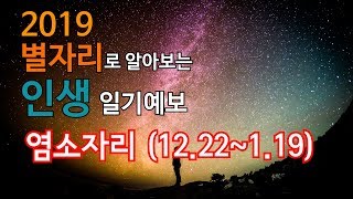 【운칠기삼】 2019 #별자리로 알아보는 인생 #일기예보 - #염소자리