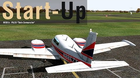 MilViz PA30 Twin Comanche Start Up (Cold & Dark)
