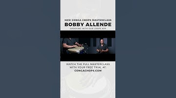 Bobby Allende Grooving on Congas and Bell | CongaChops.com Masterclass
