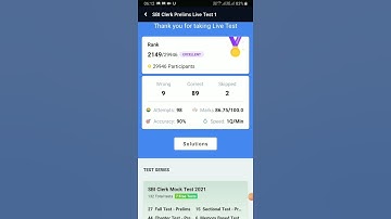 my sbi ja testbook live mock test||85+ scored still not satisfied 😅#sbija2021