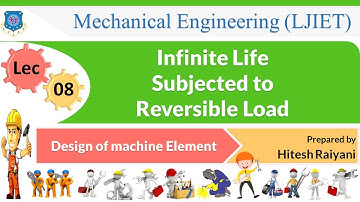 L 08 Infinite Life Subjected to Reversible Load | Design of machine Element | Mechanical