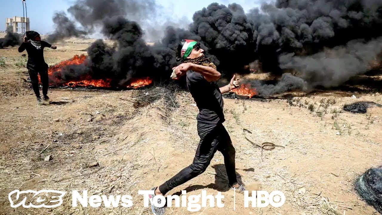 Film backdrop image for Why Palestinians Are Willing To Risk Their Lives During Protests On The Gaza Border (HBO) (2018)