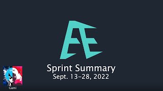 Streemtech Sprint Summary September 13 - September 28 2022