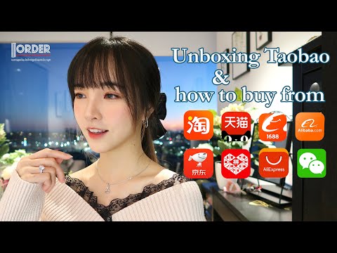 Unboxing Taobao វិធីទិញឥវ៉ាន់តាម Taobao Tmall 1688 JD(Jingdong) Alibaba Aliexpress Pinduoduo Wechat | Foci