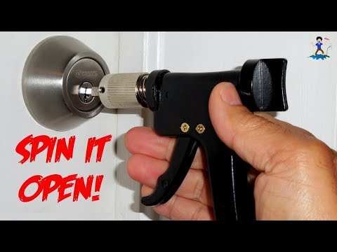 How To Spin Open a Deadbolt Lock!