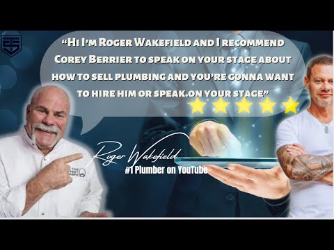 Imagine getting a video review from Roger Wakefield!!! #plumber