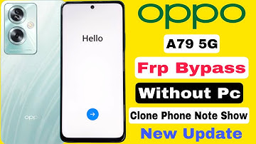 Oppo A79 5G Frp Bypass | Without Pc | Google Account Lock Unlock - Android 14 New Update 2025